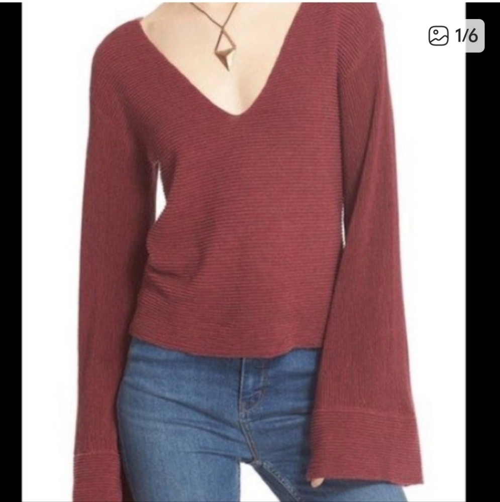 Free People Starman V neck